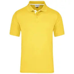 Mens Tournament Golf Shirt Yellow